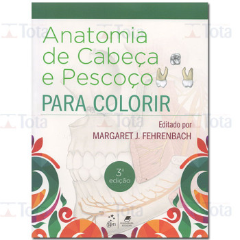 Anatomia de Cabeça e Pescoço para Colorir